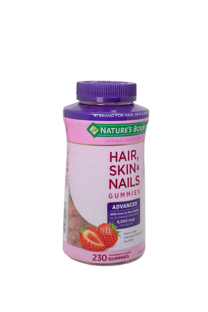 Gomitas Nature's Bounty Vitaminas para Cabello, Piel y Uñas